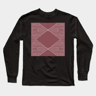 Geo (Berry) Long Sleeve T-Shirt